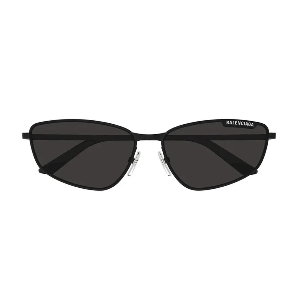 NEW BB0277S 001 BALENCIAGA BLACK UNISEX GEOMETRIC SUNGLASSES - Picture 3 of 4